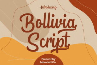 Bollivia Script: A Timeless Handwritten Font for Crafters and Designers