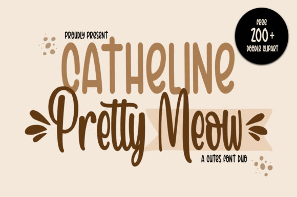 Catheline Pretty Meow: A Versatile Handwritten Font for Branding Projects