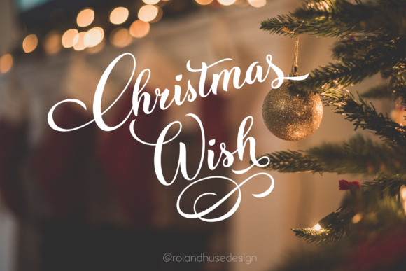 Christmas Wish: A Font for Editorial Elegance