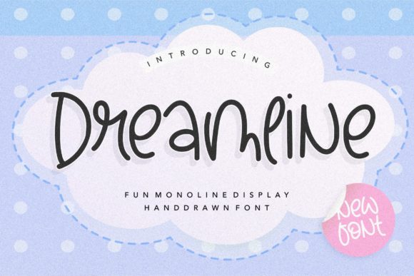 Dreamline: A Playful Handwritten Font for Creative Branding