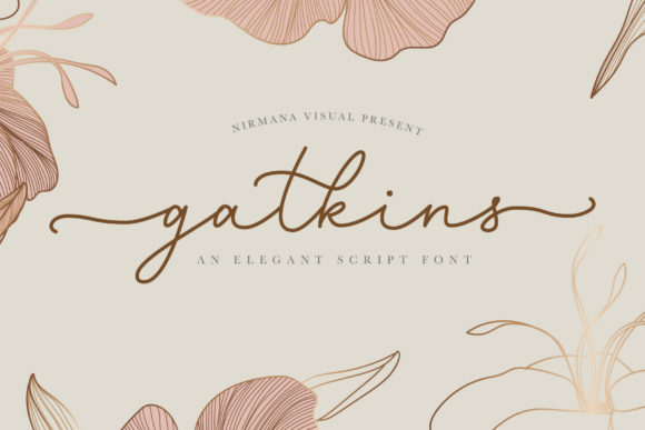 Gatkins: A Script Font That Elevates Branding