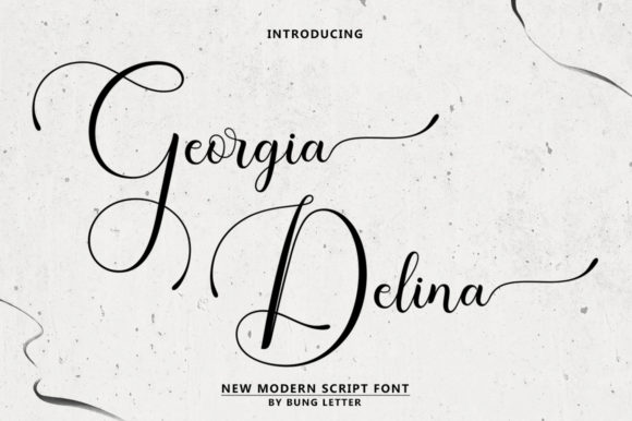 Georgia Delina: A Romantic Script Font for Digital Branding