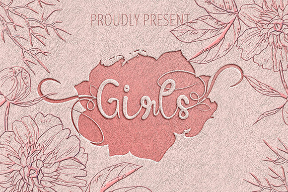 Girls Font: A Timeless Handwritten Touch for Every Craft Project