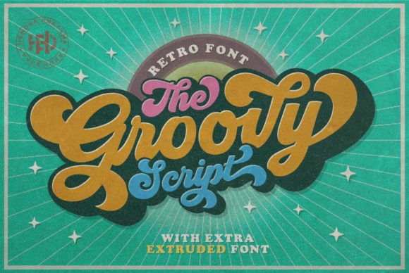 Groovy: A Retro Script Font for Digital Design