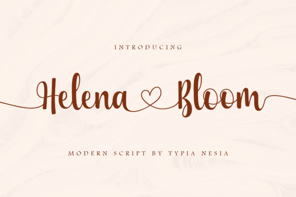 Helena Bloom: A Delicate Script for Branding Magic