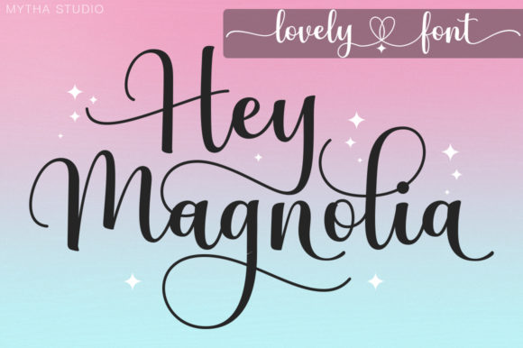 Hey Magnolia: A Handwritten Font with Soul
