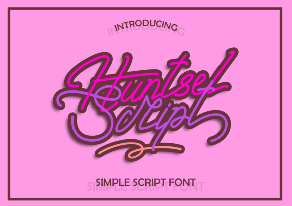 Huntsel Script: A Timeless Script Font for Web Design