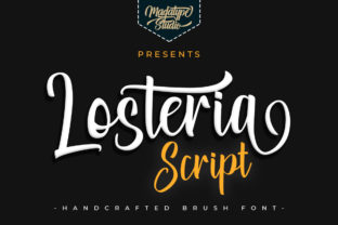 Losteria Script: A Romantic Font for Campaigns