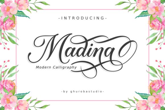 Madina: A Font That Elevates Branding with Elegance and Grace
