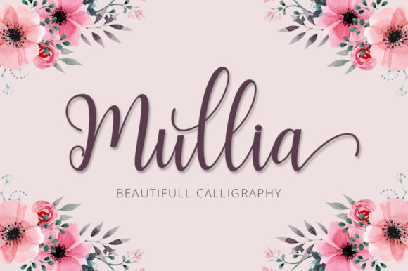 Mullia: A Script Font for Crafting with Heart