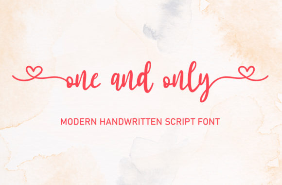One and Only: A Font for Love and Layout