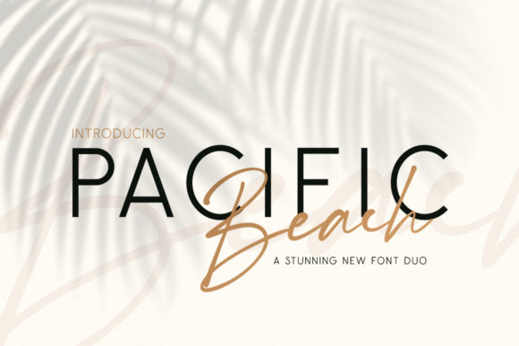 Pacific Beach Script Font for Crafters and Designers