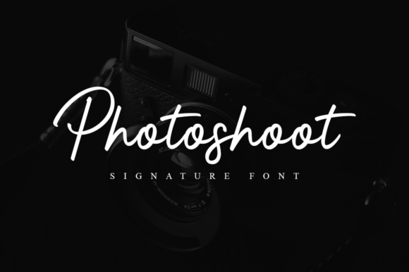 Photoshoot: A Script Font for Editorial Elegance