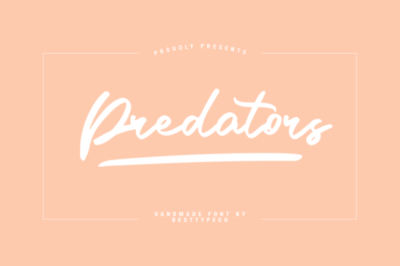 Predators Font: Elevate Your Brand with a Versatile Handwritten Style