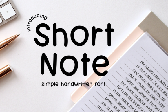 Short Note: A Font for Thoughtful Design