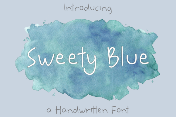 Sweety Blue: A Handwritten Font for Editorial Expression