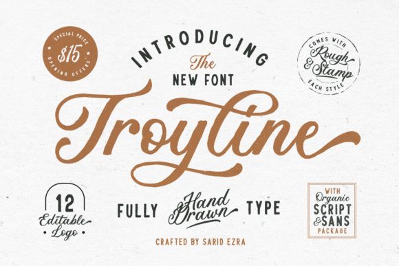 Troyline: A Timeless Font for Digital Design