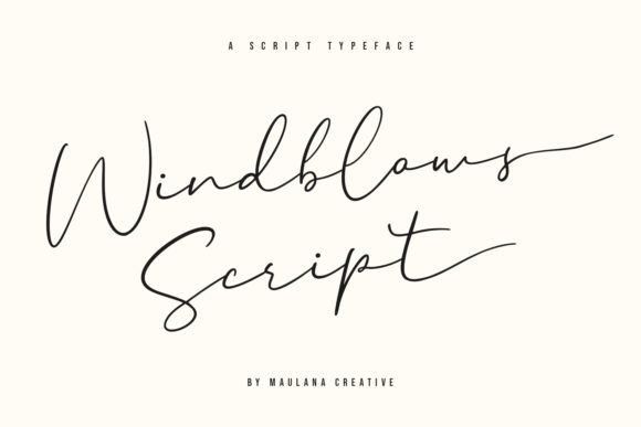 Windblows Script: A Font That Elevates Your Brand
