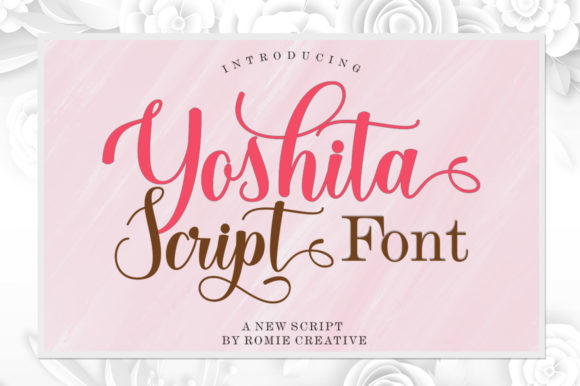 Yoshita Script: A Playful Font for Campaign Creativity